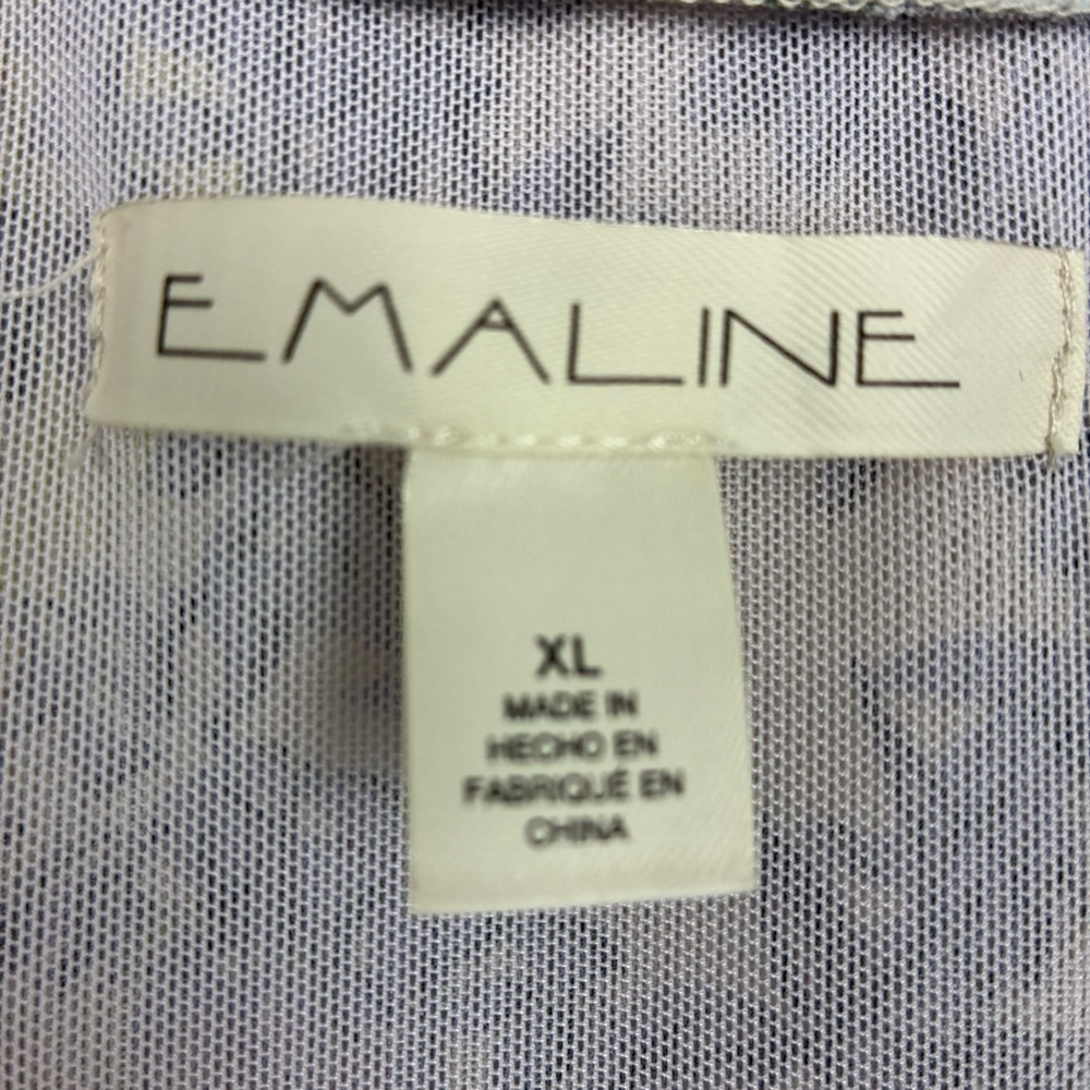 Emaline Floral Skater Skirt XL Pastel‎ Yellow Purple Botanical Spring - Picture 6 of 8